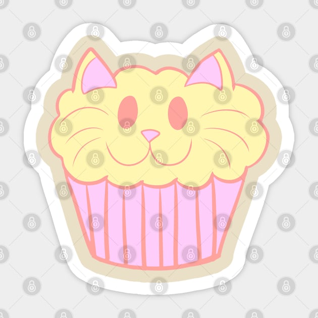 muffin cat Sticker by KawaiiRadioHead